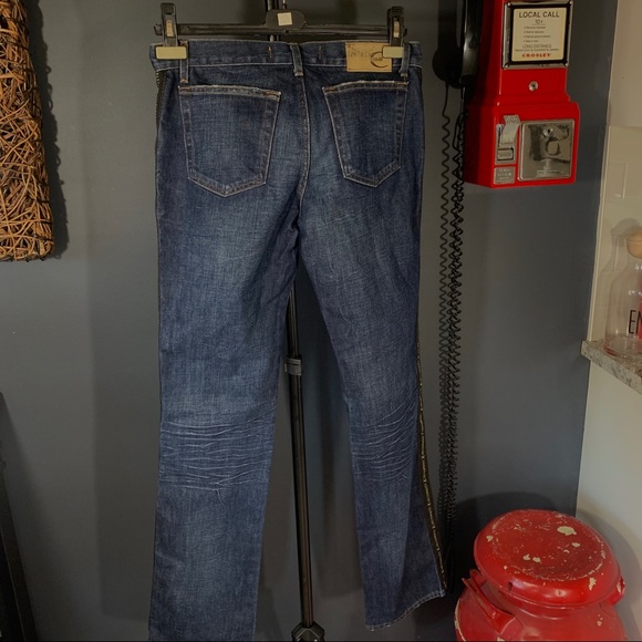 Just Cavalli Ittierre side stripe dark jeans 27/41 - Picture 5 of 9